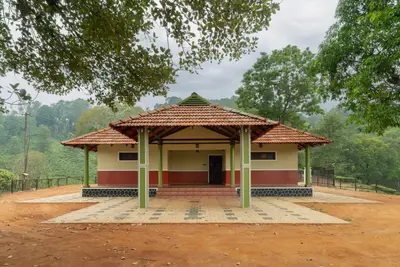 Mountain Residence Villa Exterior Modern Mountain Residence villa exterior at boCHE 1000 Acres, a top choice of resorts in wayanad